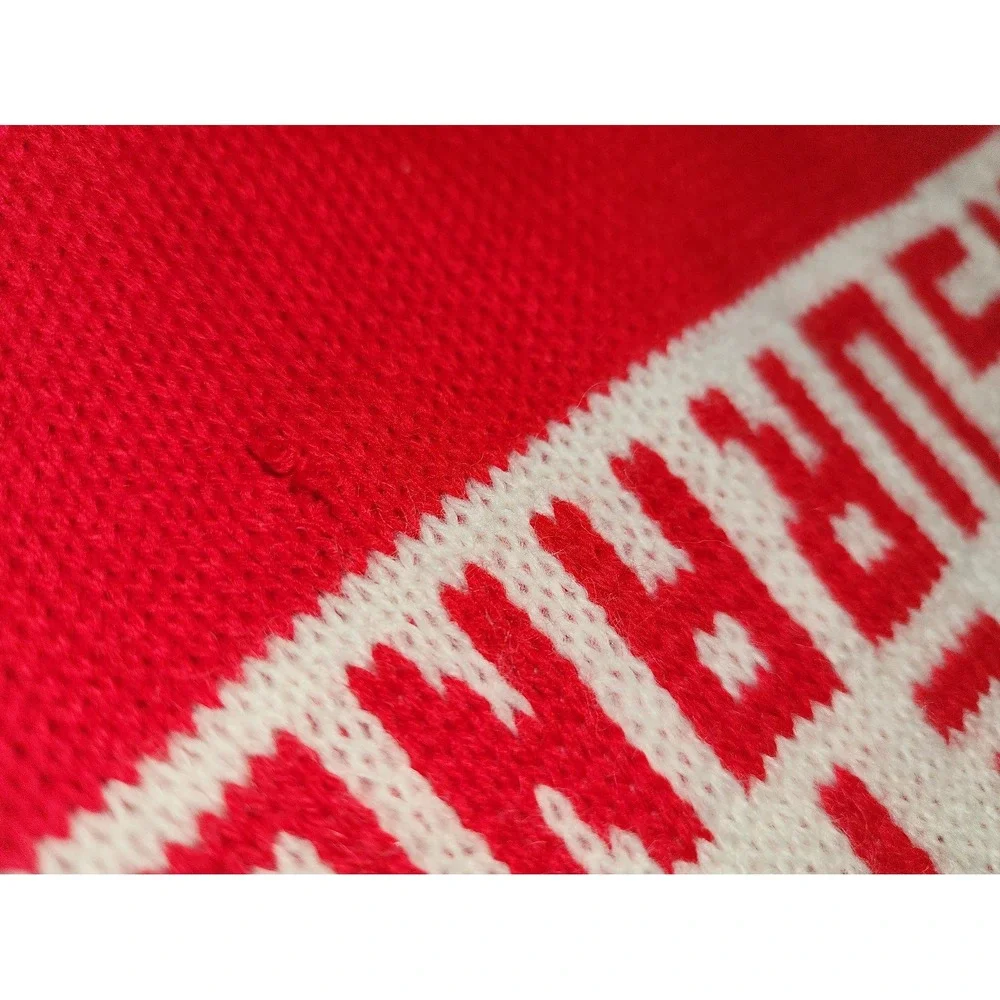 Vintage State Farm Insurance Red Knit‎ Scarf Soccer